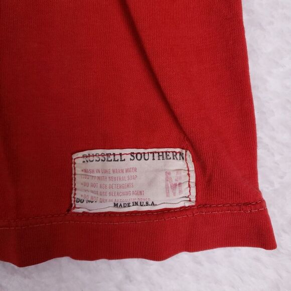 Vintage Russell Southern Football Jersey Red Gold Greek‎ Lettering #26 Rare - Picture 3 of 12